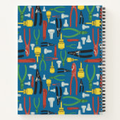 Spiralgerät für den Elektrobau Notizblock (Rückseite)