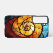 Spiralgold Samsung Galaxy Hülle (Rückseite (Horizontal))