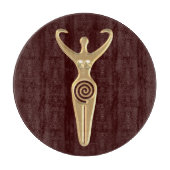 Spiralgöttin Schneidebrett (Vorderseite)