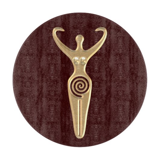 Spiralgöttin Schneidebrett (Vorderseite)