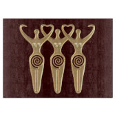 Spiralgöttin Schneidebrett (Vorderseite)