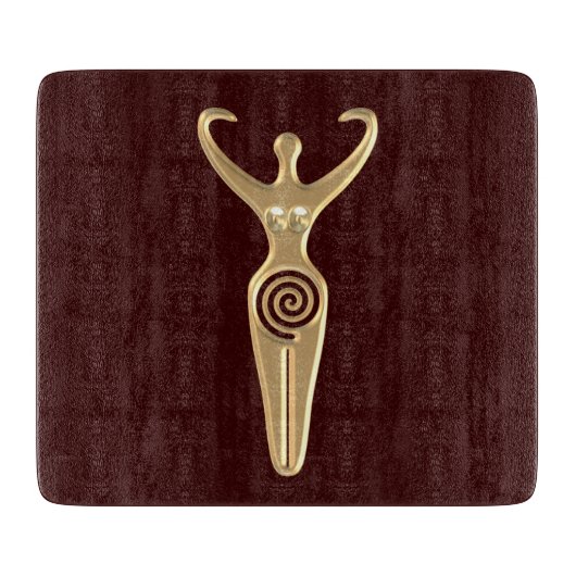 Spiralgöttin Schneidebrett (Vorderseite)