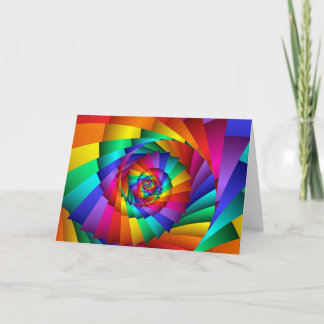 Spiralgrubenkarte mit Doppelragenbogen Karte
