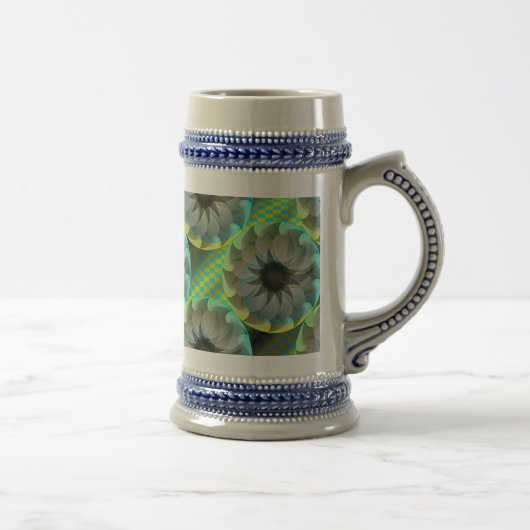 Spiralhai von Kenneth Yoncich Bierglas (Rechts)