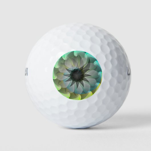 Spiralhai von Kenneth Yoncich Golfball (Vorderseite)