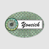 Spiralhai von Kenneth Yoncich Namensschild (Vorderseite)