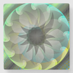 Spiralhai von Kenneth Yoncich Steinuntersetzer