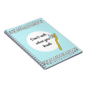 Spiralheft für Zahnärzte Notizblock (Rechte Seite)