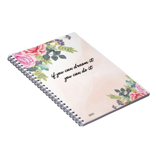 Spiralheft Notizblock (Rechte Seite)