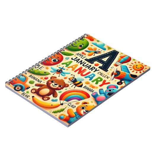 Spiralheft Notizblock (Linke Seite)