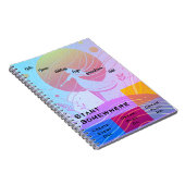 Spiralheft  notizblock (Rechte Seite)