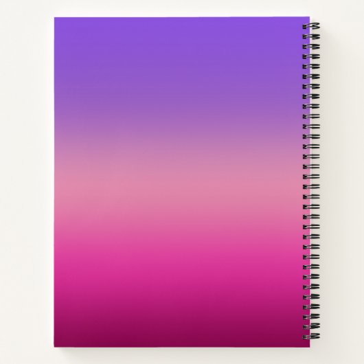 Spiralhefte Notizblock (Rückseite)