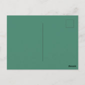 Spiralheilsymbol Postkarte (Rückseite)