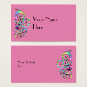 Spiralherz Handgemalt Design 1