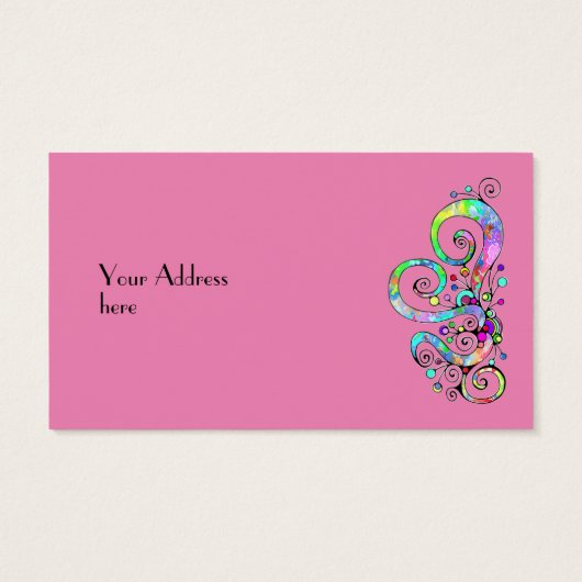 Spiralherz Handgemalt Design 1 (Rückseite)