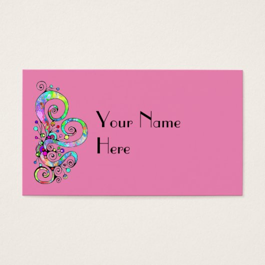 Spiralherz Handgemalt Design 1 (Vorderseite)