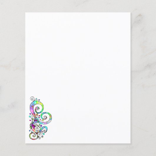 Spiralherz Handgemalt Design 1 (Vorderseite)