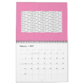 Spiralherz Handgemalt Design 1 Kalender (Feb 2027)