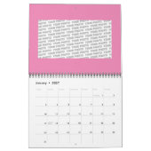 Spiralherz Handgemalt Design 1 Kalender (Jan 2027)