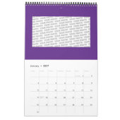 Spiralherz Handgemalt Design 2 Kalender (Jan 2027)