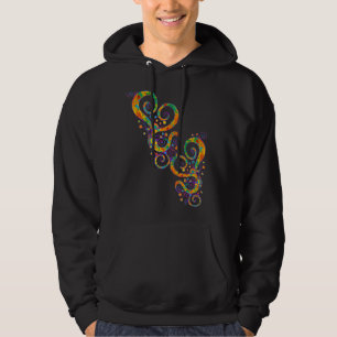 Spiralherzen Handgemalt 2 Lüfterspass Hoodie