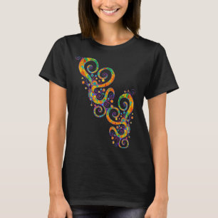 Spiralherzen Handgemalt 2 Lüfterspass T-Shirt