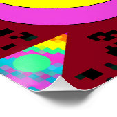 Spiralina Feld Poster (Ecke)