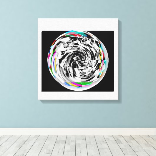 Spiraling Again Leinwanddruck (Insitu (Holzboden))