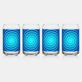 Spiraling Blue Vertigo Dosenglas (Hinten)