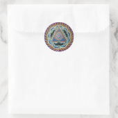 Spiraling Heart Mandala Sticker (Tasche)