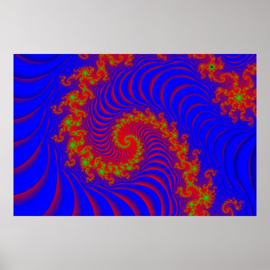 Spiralische Optische Spiele Poster (Vorne)