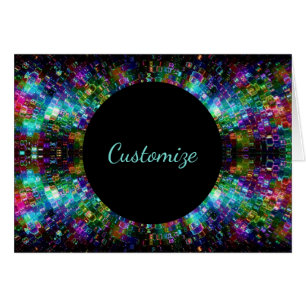 Spiralkarte aus abgeschirmtem Glas