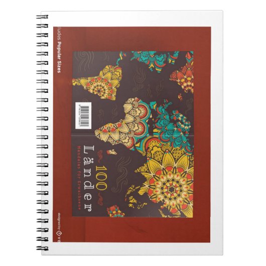 SPIRALKNOTENBUCH EINZIGARTIG DESIGN NOTIZBLOCK (Vorderseite)