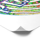 Spiralkreisfrieden Poster (Ecke)