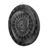 Spirallabyrinth in Monochrom Dartscheibe (Vorderseite rechts)