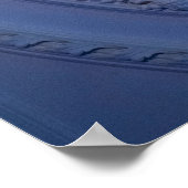 Spirallicht-Korridor Abstrakter Poster (Ecke)