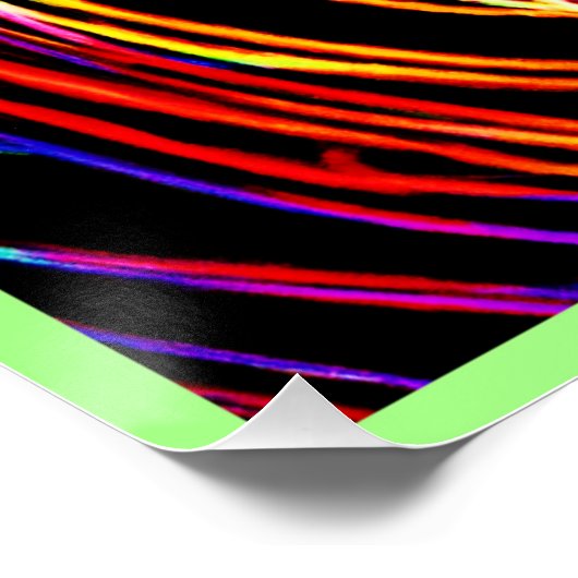 Spirallicht Poster (Ecke)