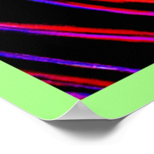 Spirallicht Poster (Ecke)