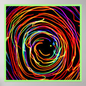Spirallicht Poster (Vorne)