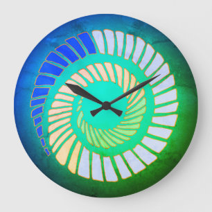 Spiralmauer Große Wanduhr