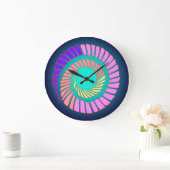 Spiralmauer Große Wanduhr (Zuhause)