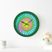Spiralmauer Große Wanduhr (Zuhause)