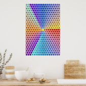 Spiralmultiplikationstabelle - Dreieck Poster (Küche)