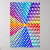 Spiralmultiplikationstabelle - Pentagon Poster (Vorne)