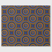 Spiralmuster 10-13 Wrapping Paper Geschenkpapier (Flach)