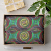 Spiralmuster 8 & 9 - Optionen - Gewebepapier Seidenpapier (Geschenk)