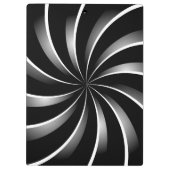 Spiralmuster Klemmbrett (Rückseite)