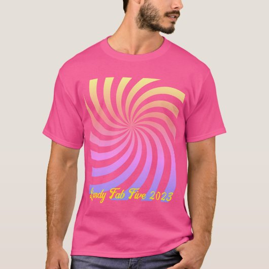 Spiralmuster Lundy T - Shirt (Vorderseite)