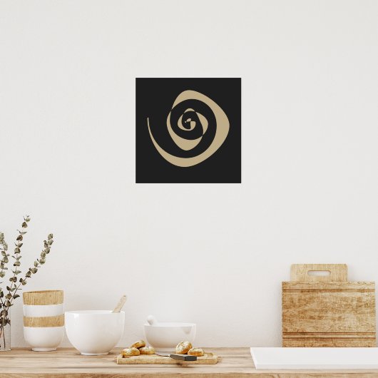 Spiralmuster Poster (Küche)