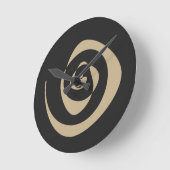 Spiralmuster Runde Wanduhr (Winkel)